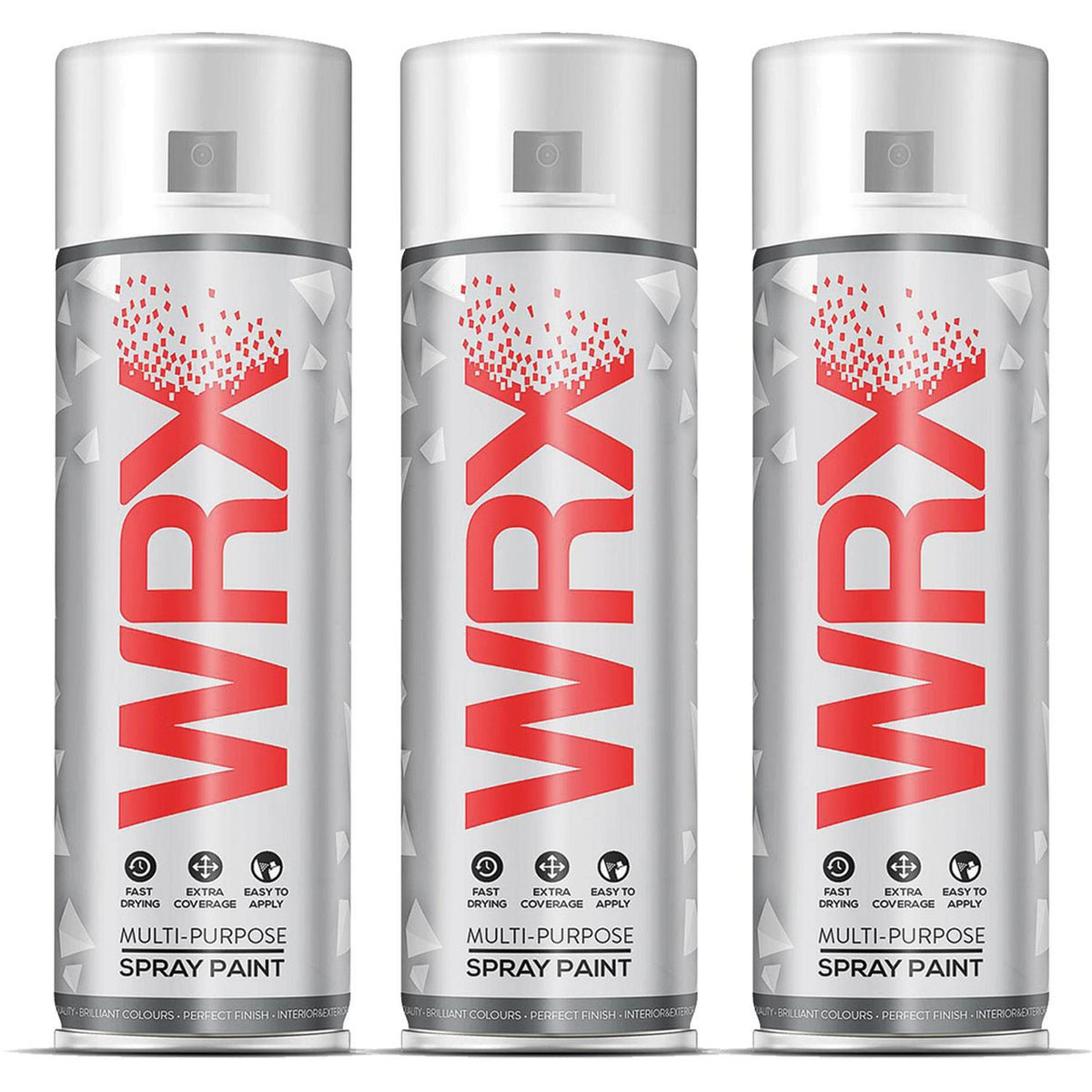 3X WRX Traffic Red Spray Paints 400ml