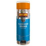 3X Hycote Fluorescent Orange Spray Paint 400ml