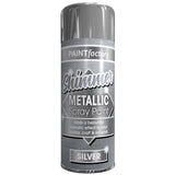 Paint Factory Metallic Silver Spray Paint 200ml [Old2925-Ra]