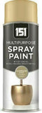 4X Metallic Gloss Champagne Gold Spray Paint 400ml