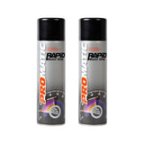 2X Promatic Rapid Build Grey Primer Spray 500ml