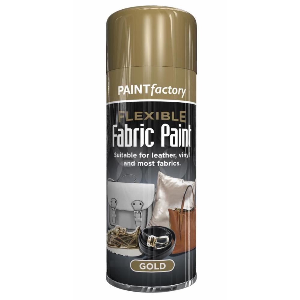 Paint Factory Gold Flexible Fabric & Vinyl Spray Paint 200ml