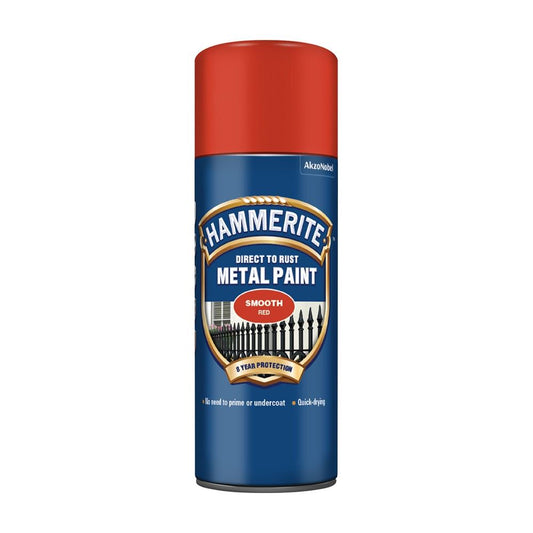 Hammerite Smooth Red Spray Paint 400ml