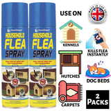 2X Household Flea Aerosol 200ml