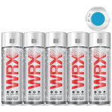 5X WRX Flat Blue Acrylic Spray Paint 400ml