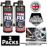 2X Auto Extreme Quick Fix Tyre Repair 300ml