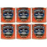 6X Hammerite No.1 Rustbeater Grey 250ml