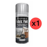 Silver Fabric & Vinyl Spray Paint 200ml