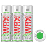 3X WRX Fluorescent Garden Green 513 Spray Paint 400ml