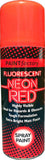 3X Paint Factory Red Fluorescent Neon Spray Paint 200ml