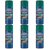 6X Hammerite Smooth Dark Green Spray Paint 400ml