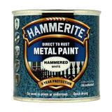 4X Hammerite Hammered White Paint 250ml