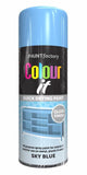 Paint Factory Sky Blue Gloss Spray Paint 400ml