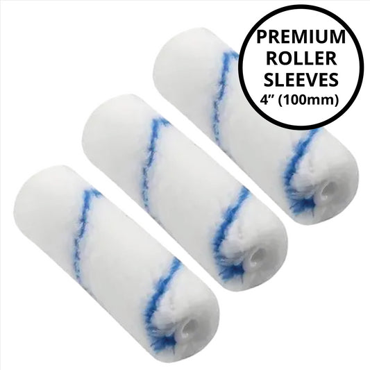 3X Medium Pile Woven Polyester 4" Roller Sleeve