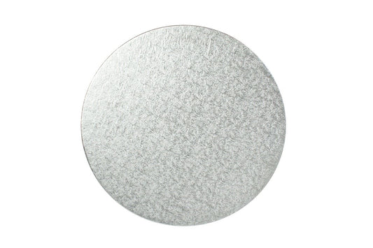 2 Board - 8" Round Silver Double Thick Cards