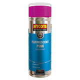 2X Hycote Fluorescent Pink Spray Paint 400ml