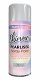 5X Paint Factory Pearlised Silver Paint 400ml