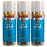 3X Hycote White Primer Spray 400ml