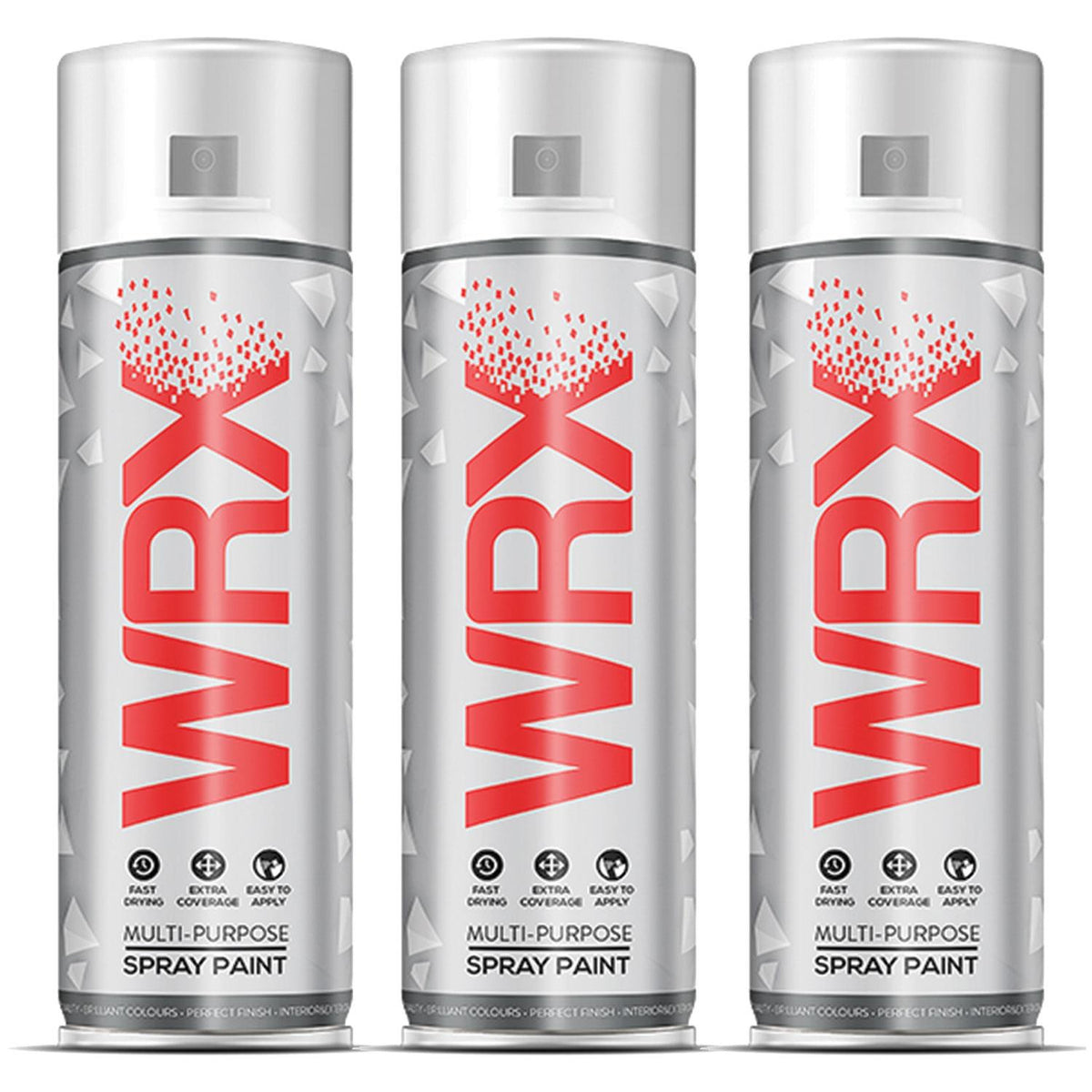 3X WRX White Surface Primer Spray Paints 400ml