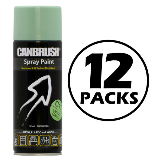 12X Canbrush C11 Surf Green Spray Paint 400ml