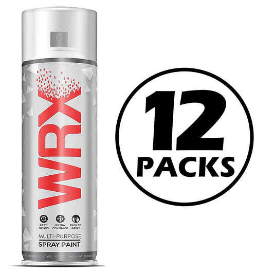 12X WRX Grey White Spray Paint 400ml