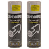 2X Canbrush C32 White Primer Spray 400ml