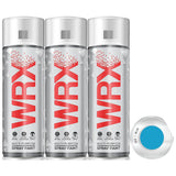 3X WRX Flat Blue Acrylic Spray Paint 400ml