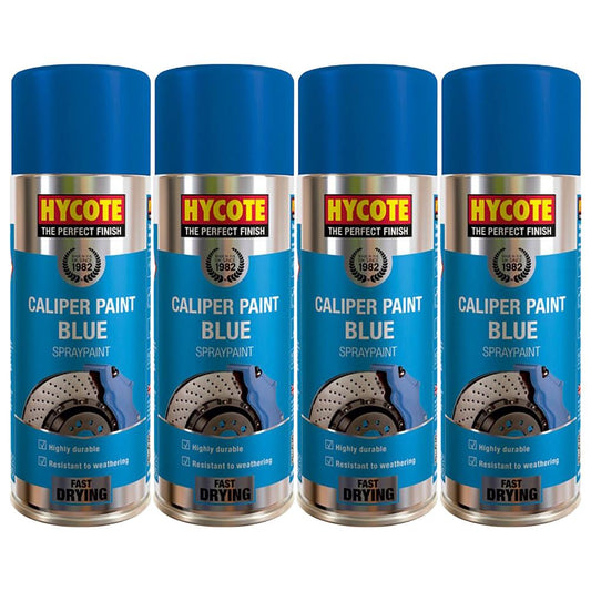 4X Hycote Blue Caliper Spray Paint 400ml