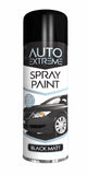 6X Auto Extreme Black Matt Spray Paint 250ml