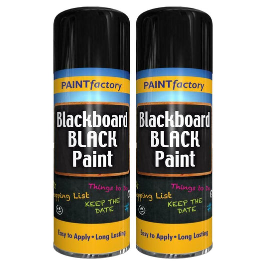 2X Paint Factory Blackboard Spray Paint 400ml