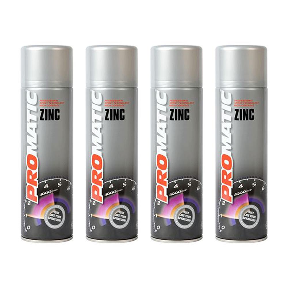 4X Promatic Zinc Rich Primer Spray 500ml