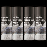 4X Rapide Spray And Seal 400ml Black