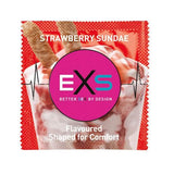 12X EXS Flavoured Latex Condoms Strawberry