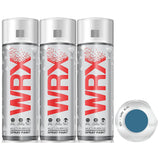 3X WRX Flat Dark Blue Spray Paint 400ml