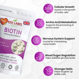 Biotin 10mg - 120 Tablets