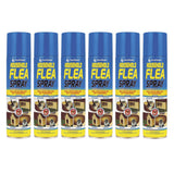 6X Household Flea Aerosol 200ml