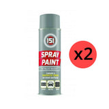 2X Paint Factory Metallic Silver Spray Paint 200ml