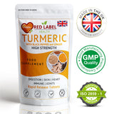 Turmeric with Black Pepper & Ginger 60 Tablets - 2620mg