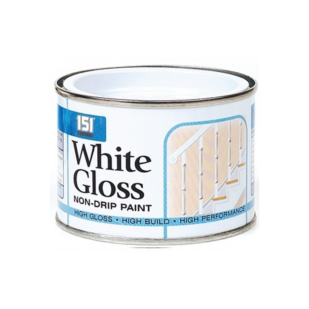 Non-Drip White Gloss Paint Tin 180ml