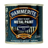 6X Hammerite Hammered Blue Paint 250ml