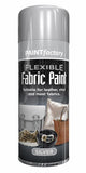 6X Silver Fabric & Vinyl Spray Paint 200ml