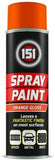 3X Paint Factory Original Orange Gloss Spray Paint 400ml