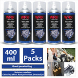 5X WRX Multi Spray Universal Oil To Lubricate 400ml