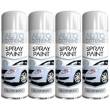 4X Auto Spray Paint Silver Spray Paint 250ml