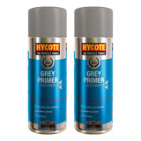 2X Hycote Bodyshop Grey Primer Spray 400ml