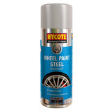 4X Hycote Wheel Paint Steel Spray Paint 400ml