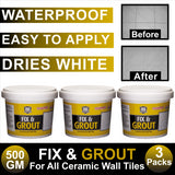 3X Fix Grout 500G Ceramic