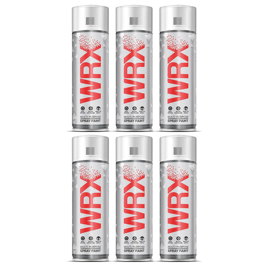 6X WRX Gun Metal Grey Spray Paints 400ml