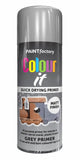 3X Paint Factory Grey Primer Spray Paint 400ml