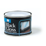 5X Non-Drip Black Gloss Paint Tin 180ml